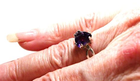 Amethyst Amethyst Ring Birthstone Ring Solitaire Ring - Etsy