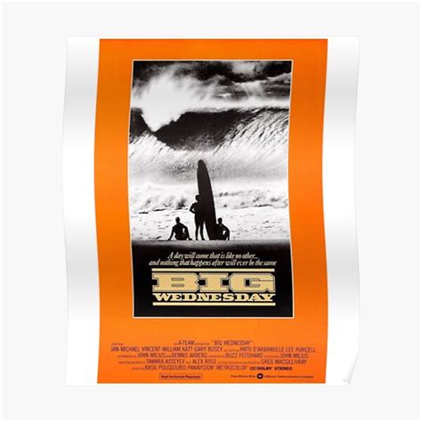 "Big Wednesday Movie Poster Essential T-Shirt" Poster for Sale by ...