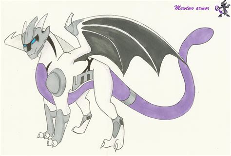 Pokedragon : Mewtwo armor by Cam-Art on deviantART