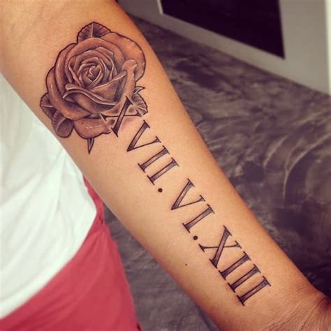 35220216-roman-numeral-tattoos | Tattoos, Date tattoos, Roman numeral ...