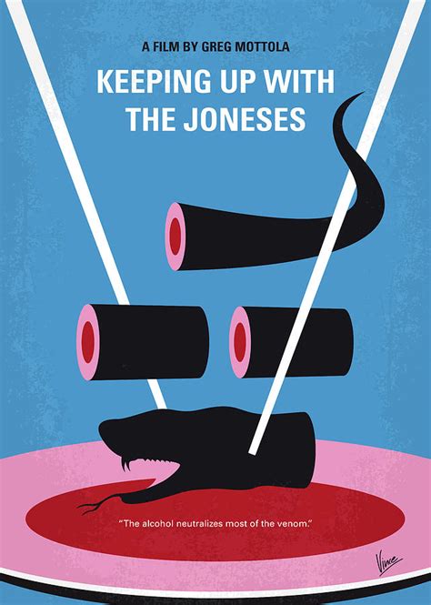 No922 My Keeping Up with the Joneses minimal movie poster Digital Art by Chungkong Art - Fine ...