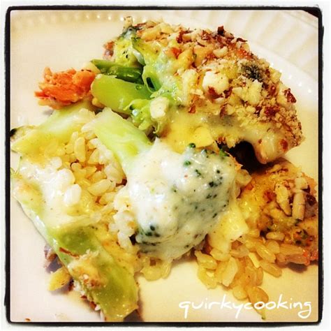 Salmon-Rice Casserole - Quirky Cooking