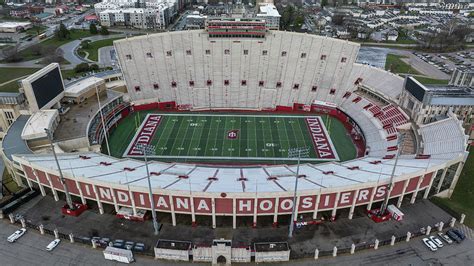 Aerial photo Indiana University Memorial Stadium Photograph by John ...