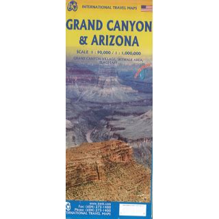 Grand Canyon & Arizona ITMB | map of Grand Canyon