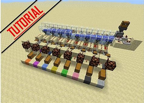 Minecraft Tutorial: Automatic Hopper Sorting System Minecraft Map