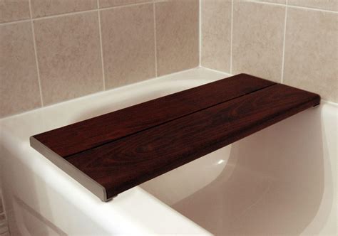 Bath Bench Brazilian Walnut - Accessible Systems