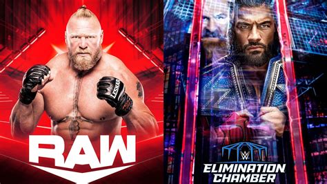 Updated Elimination Chamber 2023 match card after WWE RAW