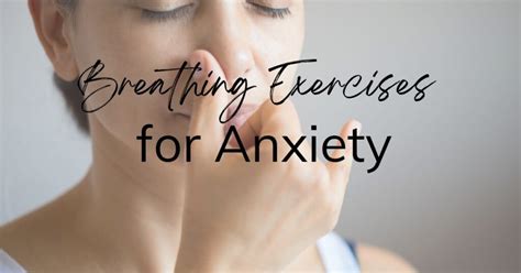 Breathing Exercises for Anxiety - Holistic Fit For Life