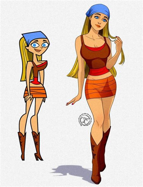 Artist Redraws 20 Total Drama Island Characters In A More Realistic Way | Total drama island ...