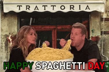 Happy Spaghetti Day Pasta GIF - Happy Spaghetti Day Spaghetti Day Pasta - Discover & Share GIFs