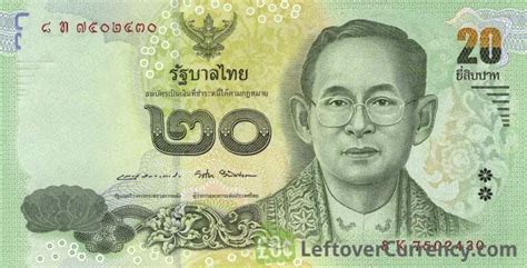 current Thai Baht banknotes - Exchange yours now