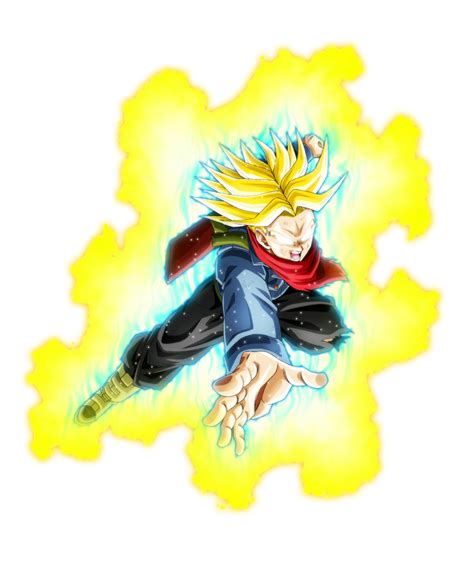 Super Saiyan Rage Trunks W/Aura by EpsilonMisery on DeviantArt