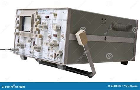 Old oscilloscope stock image. Image of electronics, digital - 74308337