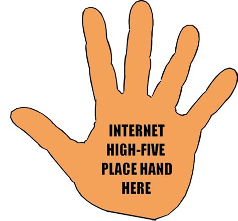 high five - Clip Art Library