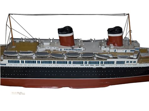 SS America Model Boats, Ships & Submarines $2340.00 Modelbuffs Custom Made Mahogany Models