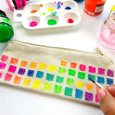 DIY Pen & Pencil Pouches Canvas Bags | Canvas bag diy, Pencil pouch, Diy purse