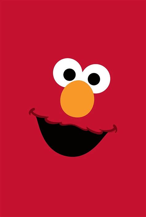 Sesame Street - Elmo Face Digital Art by Brand A - Fine Art America