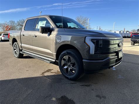 New 2023 Stone Gray Metallic Ford F-150 Lightning LARIAT® SuperCrew® For Sale in Plano #51240 ...