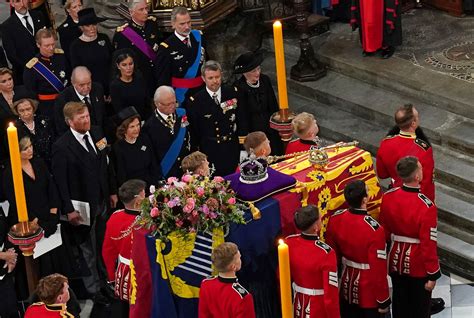 Denmark’s Queen Margrethe and Crown Prince Frederik attend Queen Elizabeth II’s funeral