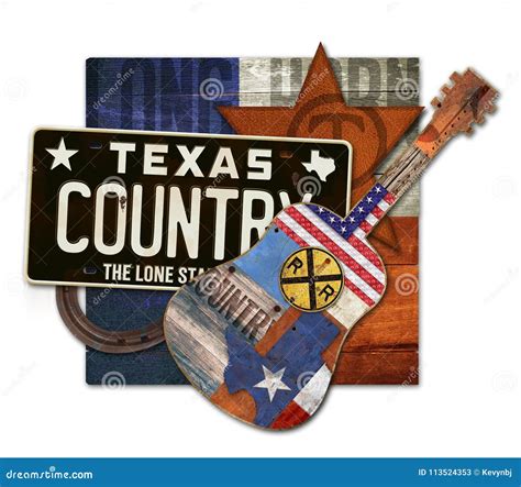 Texas Country Music Art Piece Stock Image - Image of austin, beetle ...