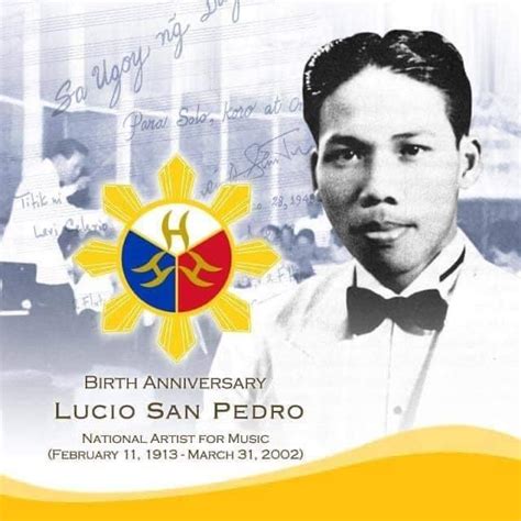 Remembering National Artist Lucio San Pedro on his 108th birth ...