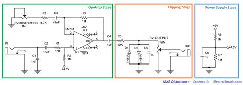 Guitar Distortion Pedal Schematic