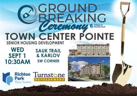 Town Center Pointe Senior Center | Groundbreaking Ceremony (Village of ...