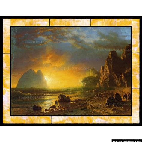 Sunset on the Coast by Albert Bierstadt