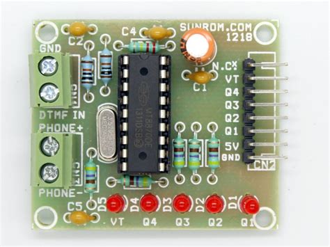 DTMF Decoder - MT8870 [1218] : Sunrom Electronics/Technologies