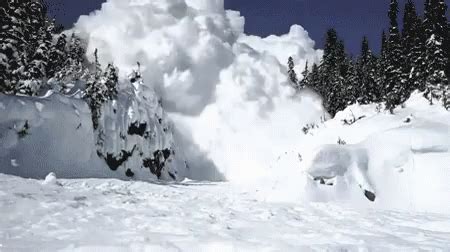 Boom GIF - Snowing Winter Avalanche - Discover & Share GIFs