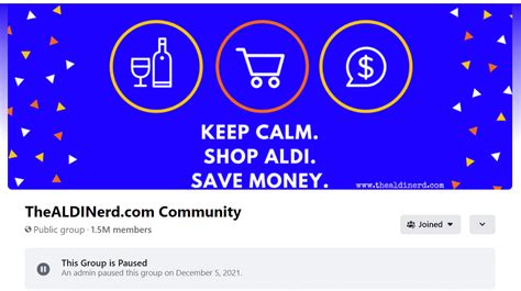 The Largest Aldi Fan Group on Social Media Has Paused Operations | Aldi ...