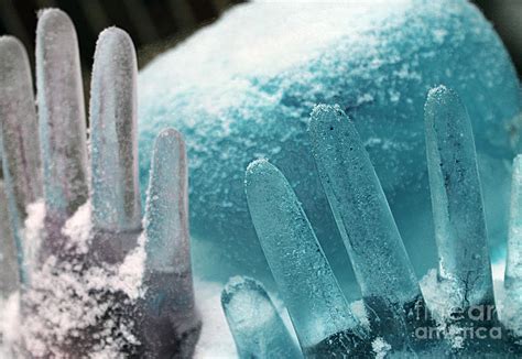 Ice Cold Hands 2 Photograph by Nina Silver