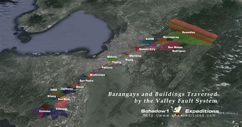 Barangays and Buildings Traversed by the Valley Fault System : Schadow1 Expeditions | A travel ...