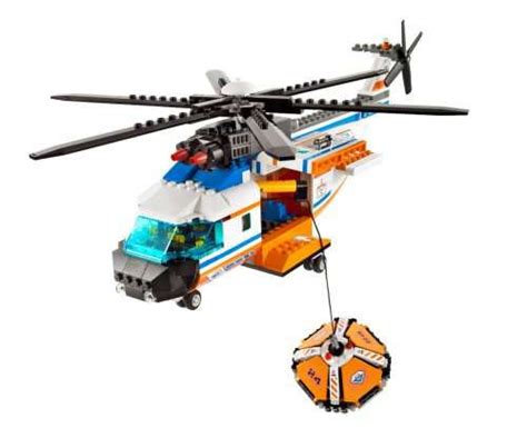 LEGO City Coast Guard Helicopter Life Raft Set 7738 - ToyWiz