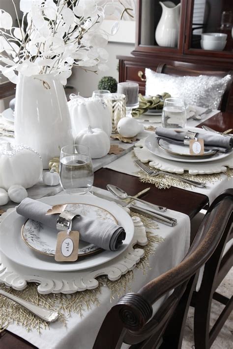 How to Set an Elegant Table For The Holidays - For Less! - Setting for Four