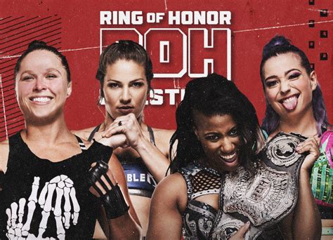 Ronda Rousey Match Confirmed For This Week’s ROH TV On Honor Club ...