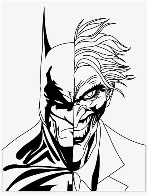 Download Drawn Batman Batman Joker - Joker And Batman Drawing PNG image ...