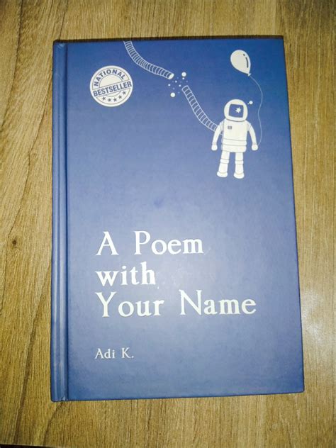 Buku/Novel A Poem with Your Name - Adi K., Books & Stationery, Books on Carousell