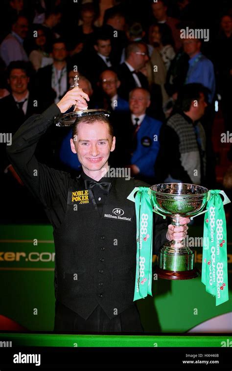 GRAEME DOTT WORLD SNOOKER CHAMPION CRUCIBLE THEATRE SHEFFIELD ENGLAND ...