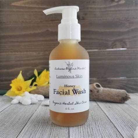 Organic Honey Face Wash Natural Facial Cleanser Organic