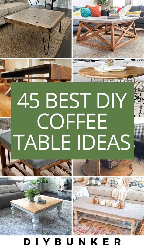 45 Best DIY Coffee Table Ideas to Make on a Budget | Diy coffee table, Coffee table plans, Diy ...