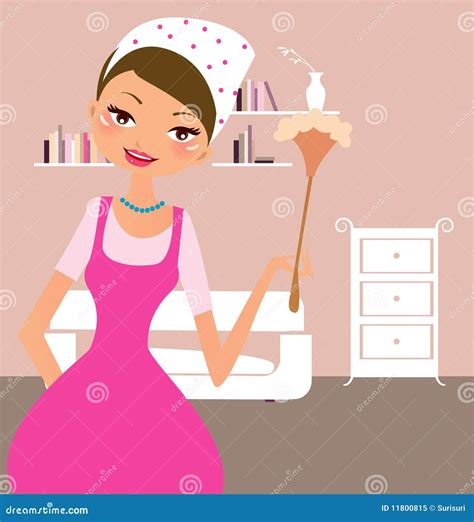 Housekeeping stock vector. Illustration of cheerful, filing - 11800815