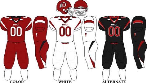 Utah Utes Football Team uniforms | Utah utes football, Utah utes, Utes