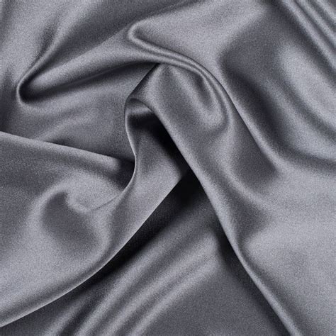 Dark Silver Silk Crepe Back Satin | Stretch satin fabric, Satin fabric, Silk satin fabric