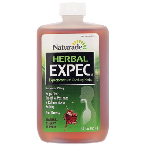 Naturade, Herbal EXPEC, Herbal Expectorant, Natural Cherry Flavor, 4.2 ...