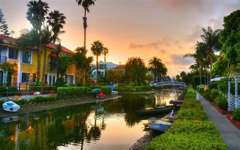 Venice Canals Walkway, Venice, CA - California Beaches