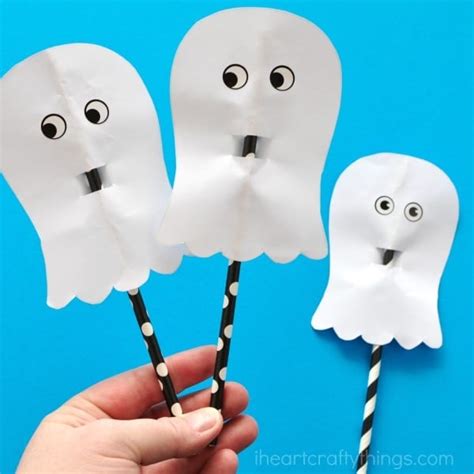 20 Best Cute Halloween Ghost Crafts For Kids - This Tiny Blue House