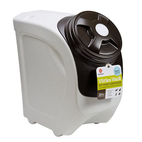 Gamma2 Vittles Vault Home Stackable Pet Food Storage Container, Grey ...