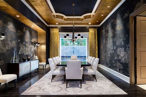 15 Refined Decorating Ideas in Glittering Black and Gold