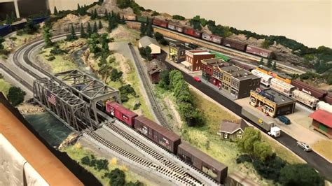 Kato N Scale Classic Train Layout - YouTube